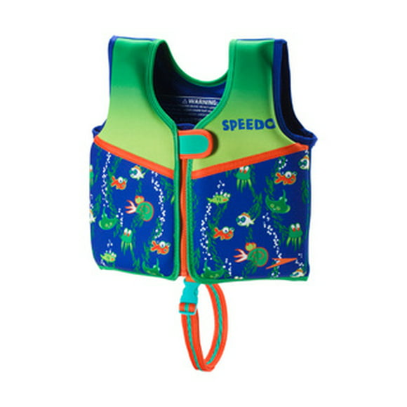 Speedo Kids UV50 Size M Berry/Grape Neoprene Swim Vest 45-60LBS Swimming Pool